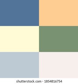conjunto de ilustraciones vectoriales de paleta de colores