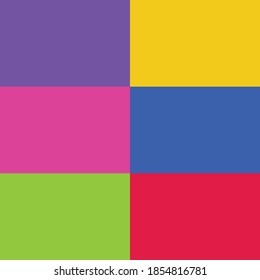 colour palette vector illustration set