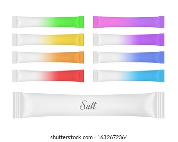 Colour paper disposable sahet for sugar and spice