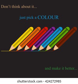 Colour pencil set
