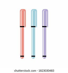 Colores sobre fondo blanco. Ilustración del vector