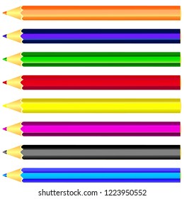 colour pensils background
