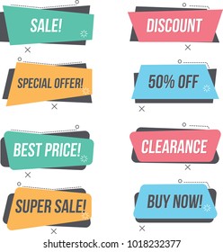 colour sale badge