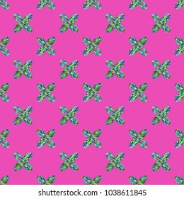 Colour seamless pattern with cooperated earth globe.