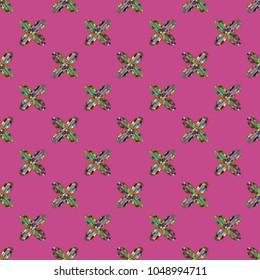 Colour seamless pattern with cooperated earth globe.