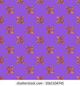 Colour seamless pattern with cooperated earth globe.