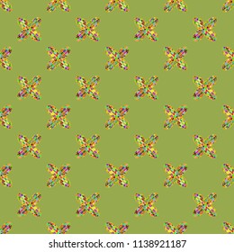 Colour seamless pattern with cooperated earth globe.