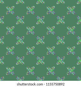 Colour seamless pattern with cooperated earth globe.