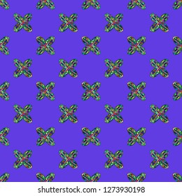 Colour seamless pattern with cooperated earth globe.