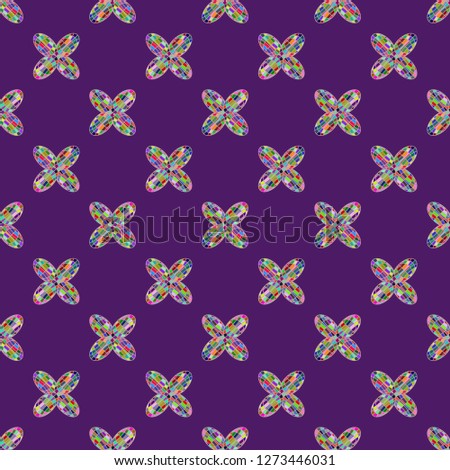 Colour seamless pattern with cooperated earth globe.