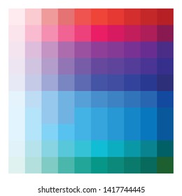 colour set palette vector illustration