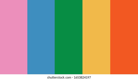 ilustración vectorial de paleta de colores