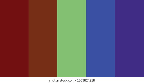 colour set palette vector illustration