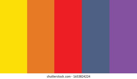 colour set palette vector illustration
