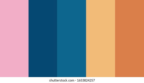 colour set palette vector illustration