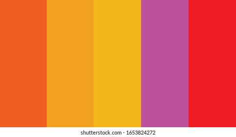 ilustración vectorial de paleta de colores