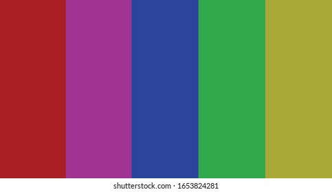 ilustración vectorial de paleta de colores