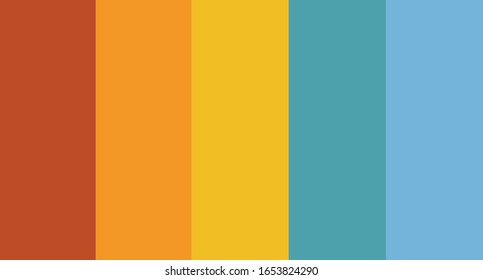 colour set palette vector illustration