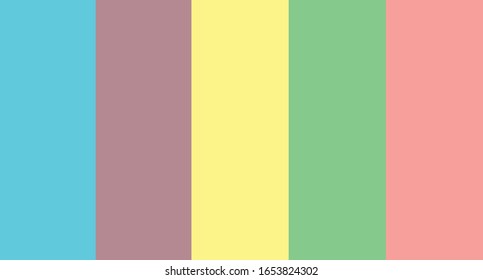 ilustración vectorial de paleta de colores