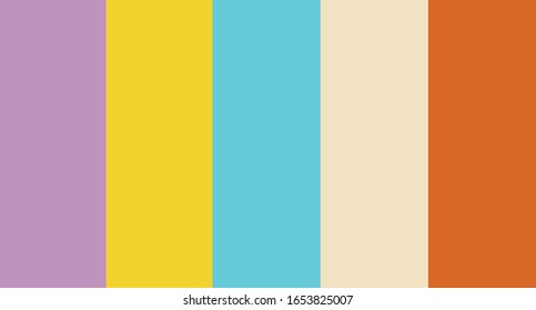 ilustración vectorial de paleta de colores
