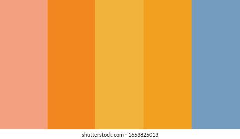 colour set palette vector illustration