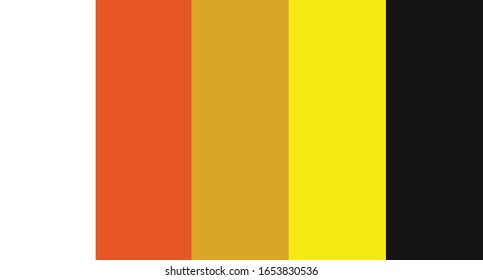 ilustración vectorial de paleta de colores
