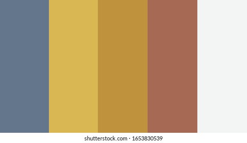 colour set palette vector illustration