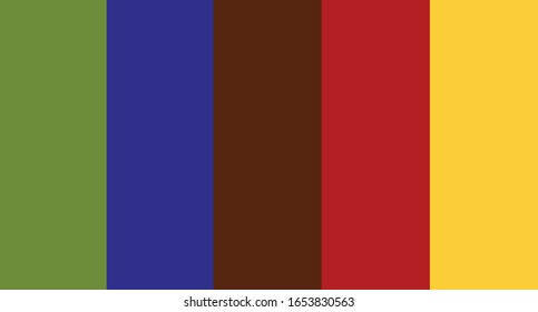 ilustración vectorial de paleta de colores