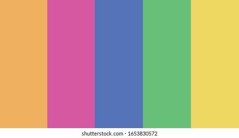 Vektorillustration mit Farbpalette