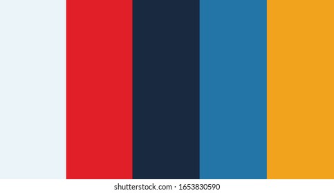 colour set palette vector illustration