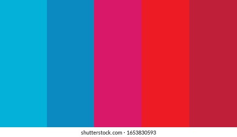 ilustración vectorial de paleta de colores