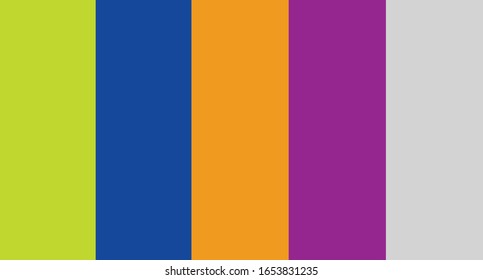 colour set palette vector illustration