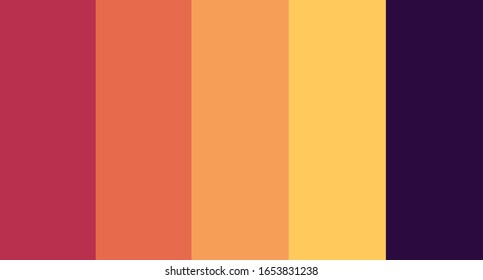 colour set palette vector illustration