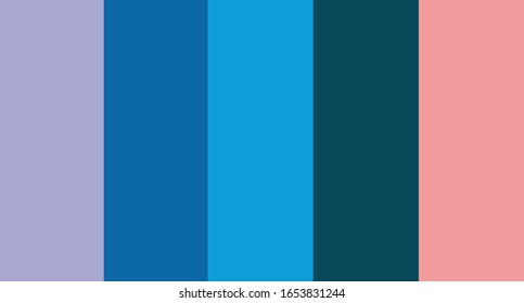 colour set palette vector illustration