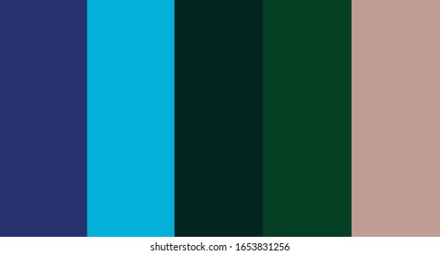 colour set palette vector illustration