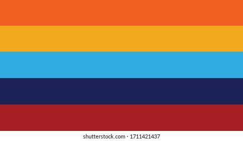 colour set palette vector illustration