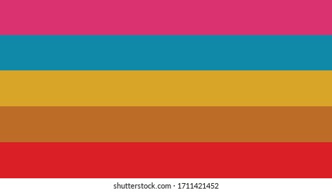 colour set palette vector illustration