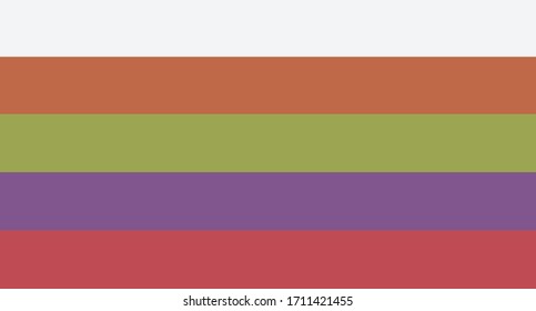 ilustración vectorial de paleta de colores