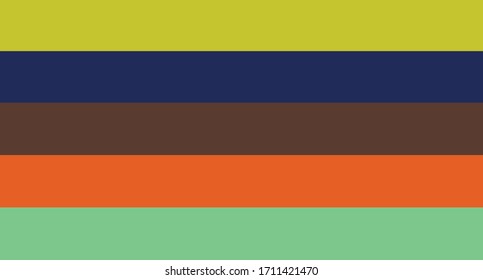 ilustración vectorial de paleta de colores