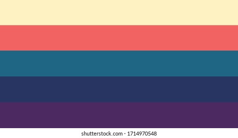 ilustración vectorial de paleta de colores