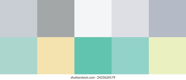 Colour set palette vector illustration
