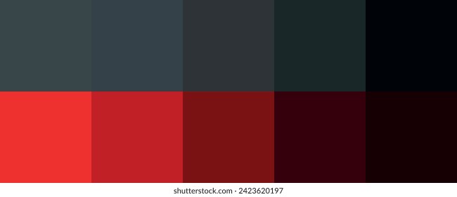 Colour set palette vector illustration