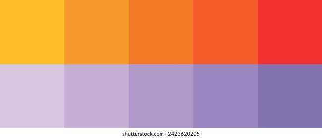 Farbpalette, Vektorgrafik