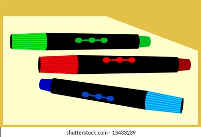  colour sketch pens	