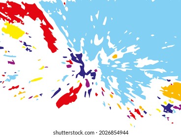Color de bienvenida. Grunge patrón urbano. Ilustración vectorial.