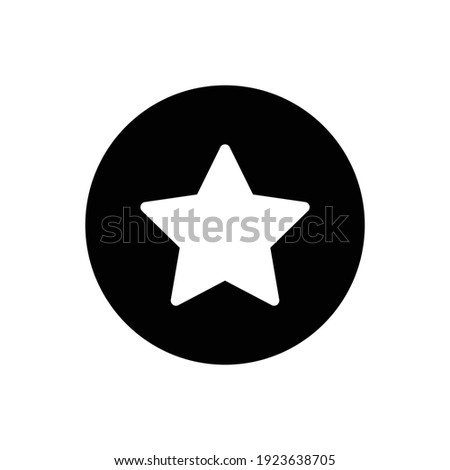 colour star - vector icon