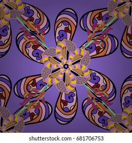 Colour Summer Theme seamless pattern Background. Trendy seamless Floral Pattern In Vector illustration. Beautiful fabric pattern. Flat Flower Elements Design.