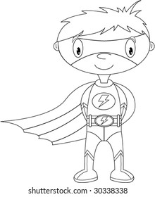 Colour in Super Hero