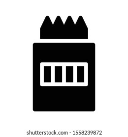 colour vector glyph flat icon 