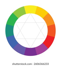 colour wheel vector design illustration